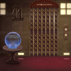 【配信背景】１１階エレベーター前【静止画版】