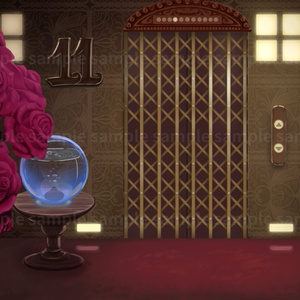 【配信背景】１１階エレベーター前【静止画版】