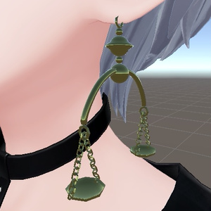 【VRChat想定】天秤ピアス