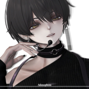【アデノフォラ・Adenophora】Eye & tongue & makeup texture