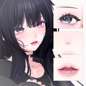 【海咲・Misaki】Glossy makeup texture 缩略图 2