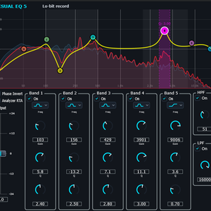 Visual EQ5 (無料VSTプラグイン)
