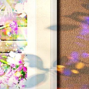 a-1593 ハレーション気味な朝の一瞬 A moment of halation in the morningでプリモアート（複製画）作りました。(⁠^⁠^⁠)/