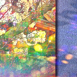 a-1600 苔むす古木 Ancient Breathでキャンバスアート( F6 (318×410mm) )作りました。(⁠^⁠^⁠)/