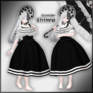 [Shinra 森羅] 'Dress & Parasol Set' #Shinra3D 缩略图 2