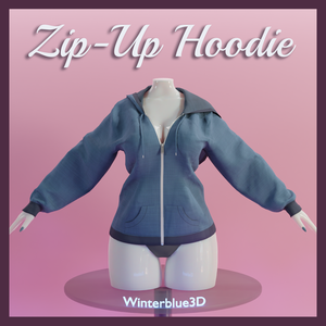 Zip-Up Hoodie [VRChat | Commercial Use]