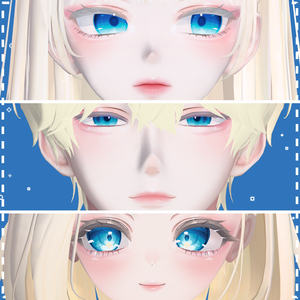 [Minase&Shinra&Manuka] Makeup texture & Face shapekey