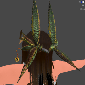 ティアラ(+エジプトっぽいテクスチャ)　hair ornament(+ Egyptian Texture(look)