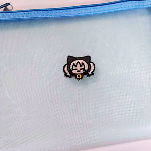 マベにゃん刺繍メッシュポーチ