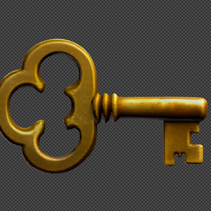 【3Dモデル】古い鍵 パート1 / ホラー / ファンタジー / ゲーム素材