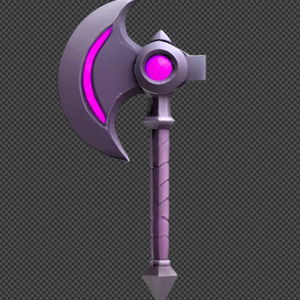 【3Dモデル 武器】闇の斧 / ファンタジー / ダーク / ゲーム素材