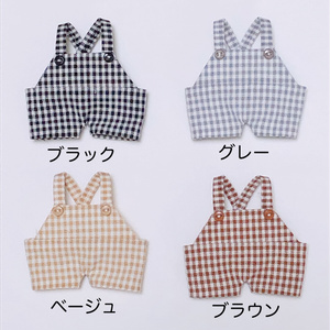 10cmぬい服 チェックのセットアップ - layla - BOOTH