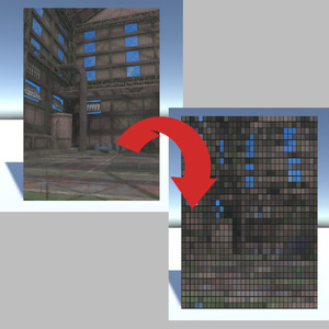 Image mosaic tiling shader