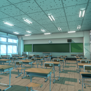 【試用版あり】教室：イラスト調｜MMD・Unity・Blender対応3D背景