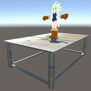 【3Dモデル】unity製お手軽テーブル【怒涛の9連キューブ】