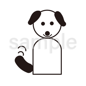 犬 動画素材 アニメーション