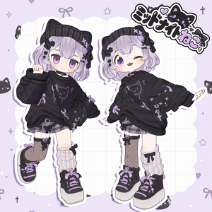 🖤🐈‍⬛ミッドナイト・ネコ【まめひなた・キプフェル】