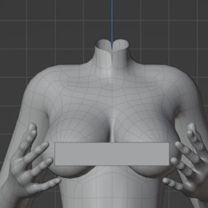 Female Base Mesh. NSFW (^o^) .blend