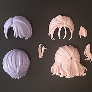 ねんどろいど用 桑名江ヘアパーツ - DropTrapWeb - BOOTH