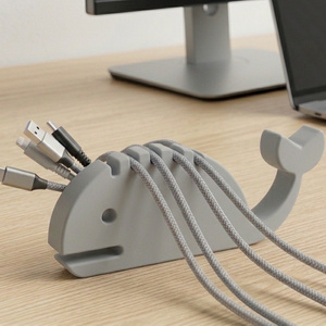 クジラのケーブルホルダー｜3Dプリンター用STLデータ