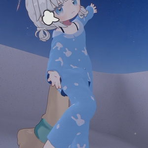 💤ぶいすいうさぎ - ふわもこパジャマ（抱きつきうさぎぬいぐるみ付き） 缩略图 14