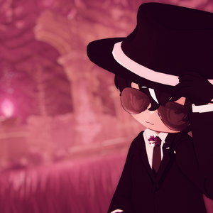 Elegant Fedora hats- VRChat hats red and White
