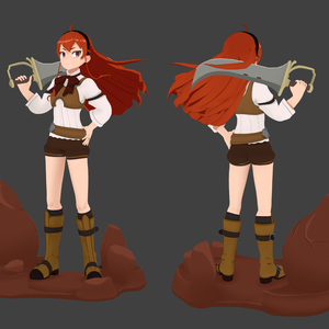 Eris Greyrat Rigged Model Mushoku Tensei - エリス・グレイラット リギッドモデル 無職転生
