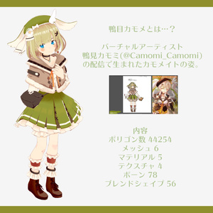[3Dキャラモデル]鴨目カモメ-ver2021[ファンメイド] 缩略图 3