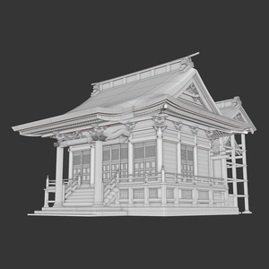 【3Dモデル】『五十鈴神社』新バージョン 缩略图 7