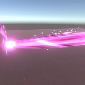 unity/VRChat] Cherry blossoms, Kamehameha.
