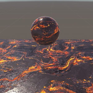 VRChat Assumption] Melting Magma Material (Free)