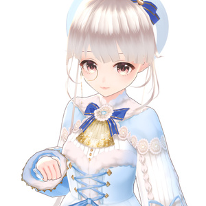 もこもこ雪ドレス