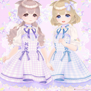 ビオラドレス(VRoid用衣装)