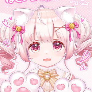フリー素材 / ねこの日もふもふVTuber