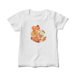 【レディースTシャツ】テディベアベア