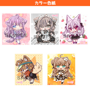 The site of Vket Real (the earlier the better!) Colored paper, doujinshi, acukey, pnipnipnip keychain