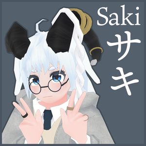 【3Dモデル/3DModel】サキ/Saki【VRCAvatar】