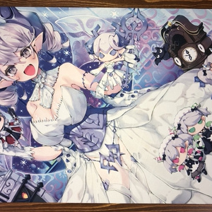 遊戯王 枠付き】幻惑の見習い魔術師 プレイマット - like a