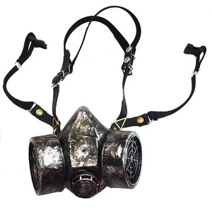 イギリス軍S10ガスマスク用外付けレンズ&カバー 赤/黒/銀/青/緑/紫