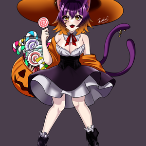 【商用可！】ハロウィン_魔女素材
