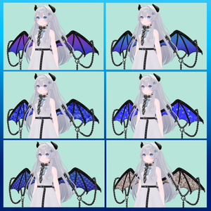 Succubus Lime 羽と尻尾と首枷と角 缩略图 4