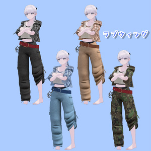 VRChat想定『ダボっとコーデ』７アバター対応 缩略图 8