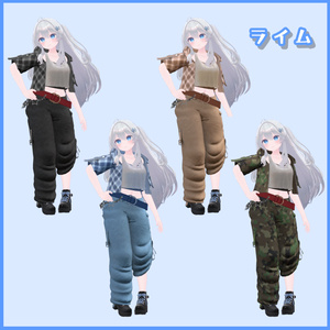 VRChat想定『ダボっとコーデ』７アバター対応 缩略图 6