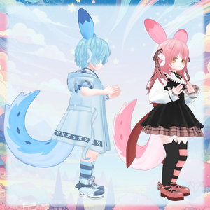 【無料】オコチョ&モモチョなりきりセット【VRChat】 缩略图 3