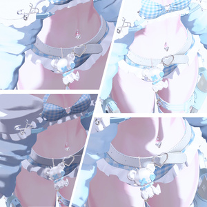 【Liltoon】-ClearTone Shading Presets- LilToon用マテリアルプリセット【Face+Body+Cloth+Hair】 缩略图 3