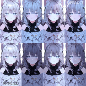 【Liltoon】-ClearTone Shading Presets- LilToon用マテリアルプリセット【Face+Body+Cloth+Hair】 缩略图 4
