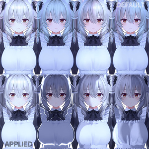 【Liltoon】-ClearTone Shading Presets- LilToon用マテリアルプリセット【Face+Body+Cloth+Hair】 缩略图 5