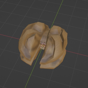 【3Dモデル】くるみのなかみ