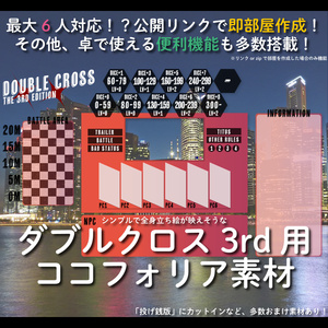 【無料】DX3/ダブルクロス3rd - マップシート【ココフォリア素材】