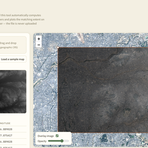 GeoTIFF Locator（GeoTIFF位置確認）